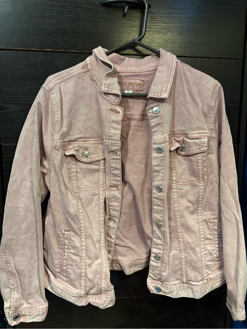 Maurices Blush Pink Denim Jacket